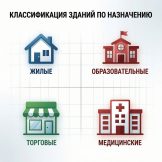 Как здания классифицируются по назначению