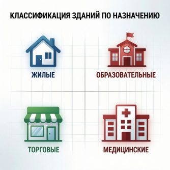 Как здания классифицируются по назначению
