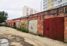 Кирпичные гаражи